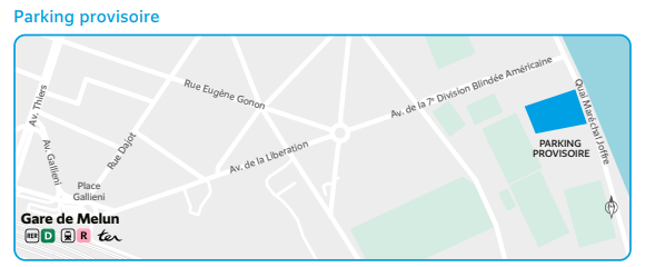 Parking provisoire - Agrandir l'image (fenêtre modale)