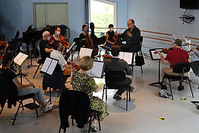 L'orchestre Melun Val de Seine en répétition