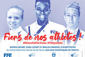 Astrid Guyard, Enzo Lefort et Pauline Ranvier sélectionnés aux JO de Tokyo
