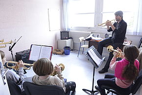 Cours de trompette au Conservatoire