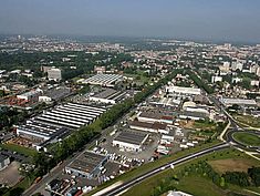Vue aérienne du Parc d'Activités de Vaux-le-Pénil - Agrandir l'image (fenêtre modale)