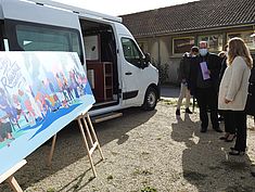 Visite ministérielle pour la Cité Educative - Agrandir l'image (fenêtre modale)