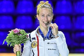 La championne de fleuret Pauline Ranvier