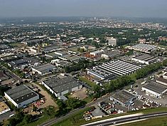 Vue aérienne du Parc d'Activités de Vaux-le-Pénil - Agrandir l'image (fenêtre modale)