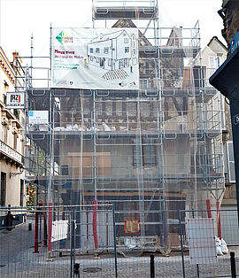 OPAH-RU : façade rue du Presbytère à Melun